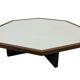 Vintage coffee table octagon design 1970s wenge octagon
