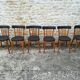 12 mismatched bistro chairs
