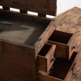 Antique Japanese box with drawers and hinged lid – Early Showa period (c. 1928)