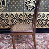 Set of 8 Louis XVI style chairs in canning