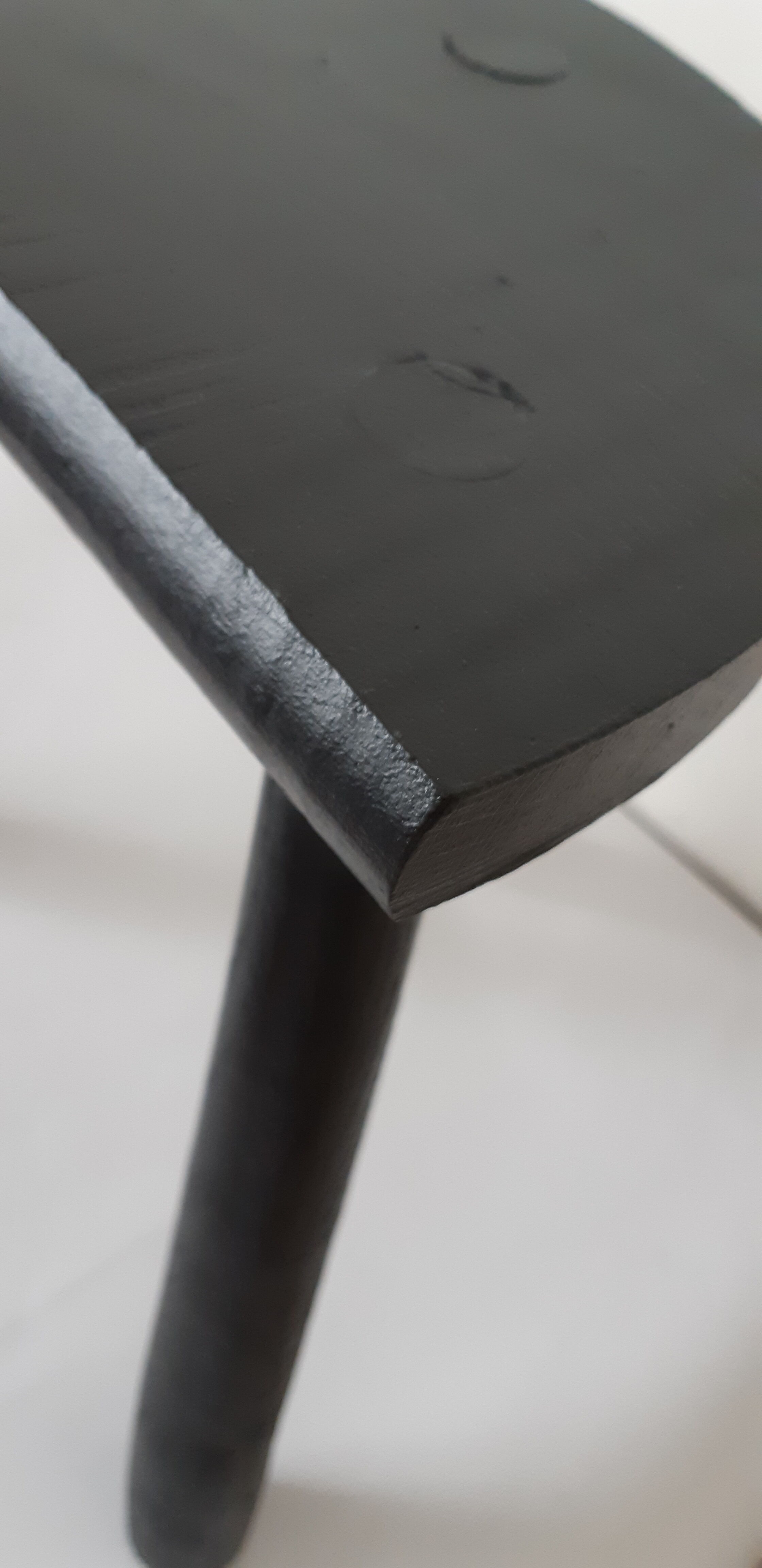 Vintage farm stool, tripod