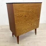 Petit commode d'appoint scandinave vintage 1960's