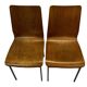 Chaise de salle à manger vintage Friso Kramer pour Auping 'Euroika' en contreplaqué, Pays-Bas 1960