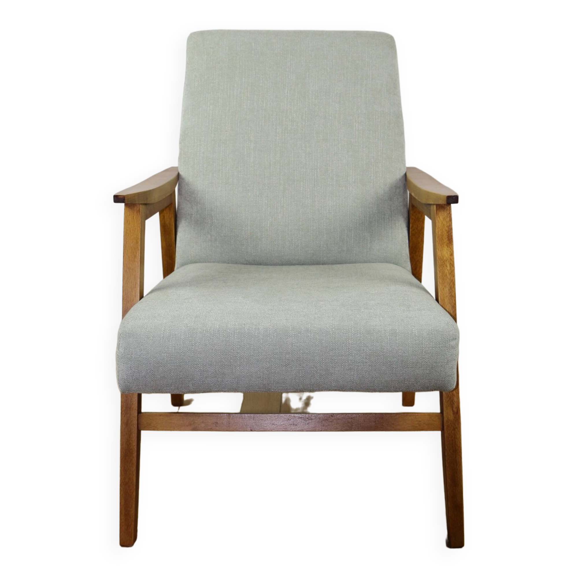 Vintage light green easy chair, 1970s