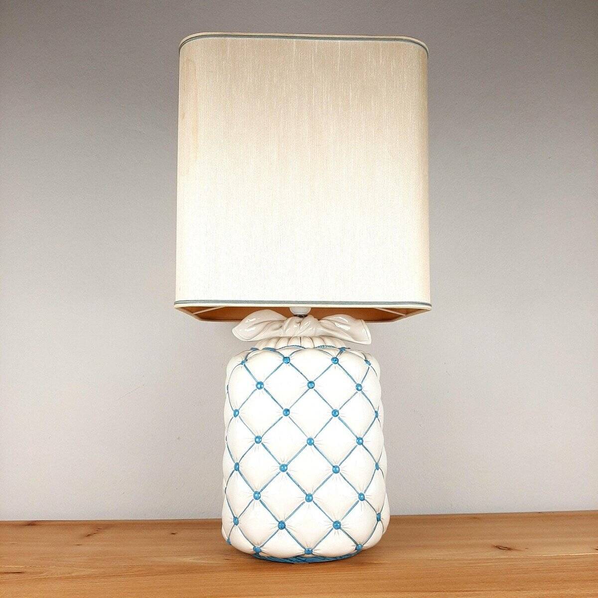 Vintage ceramic table lamp, Italy, 1960s