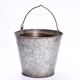 Vintage zinc bucket  zinc flower pot