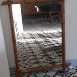 Bamboo mirror 94 x 71 cm