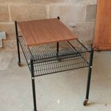 Vinyl and record player table