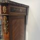 Napoleon III display cabinet in rosewood veneer and marquetry, 19th century.