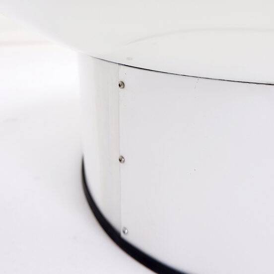 white lacquered "Egg" Lounge Chair