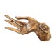 Empty wooden fig hand pocket decoration hand 1970
