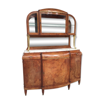 elegant cabinet cabinet furniture art deco in elm and bronze magnifying glass