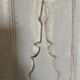 Old-fashioned patinated wooden pediment