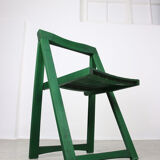Vintage green folding chair