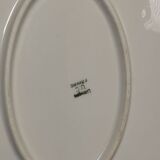 Plat de service en porcelaine de Limoges ancien