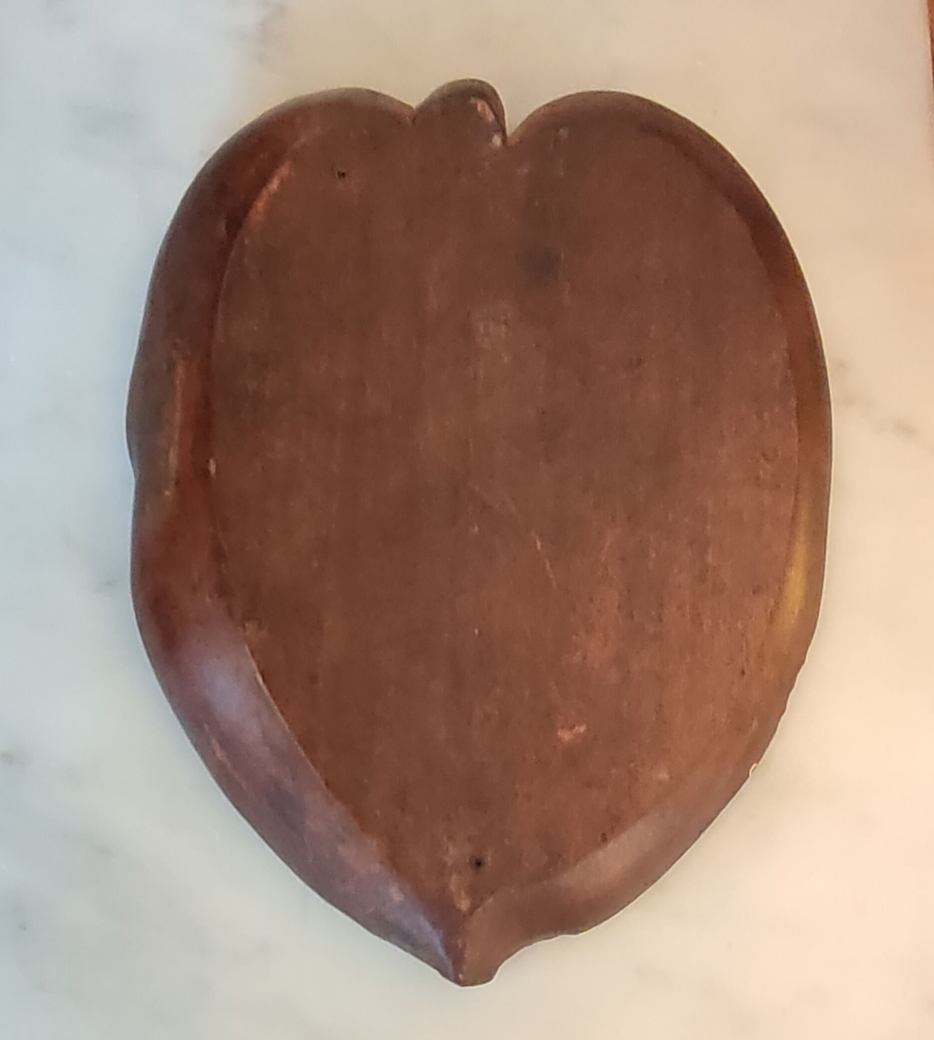 Old empty wooden pocket Art Nouveau butterfly décor