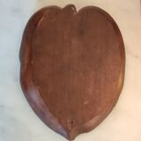 Old empty wooden pocket Art Nouveau butterfly décor