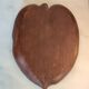 Old empty wooden pocket Art Nouveau butterfly décor