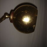 3-ball gold brass lamppost from 1970
