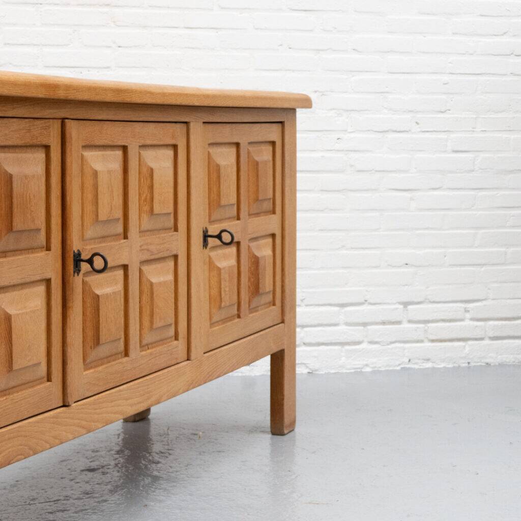 Brutalist French sideboard 1970s