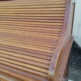 American desk with a "roll top" curtain