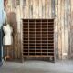 Large workshop sorting cabinet made of solid oak
