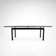 Early LC6 steel and wood dining table by Le Corbusier et al. for Cassina