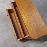 Small solid oak chest of drawers