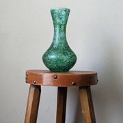 Murano blown glass vase, handcrafted in Italy
