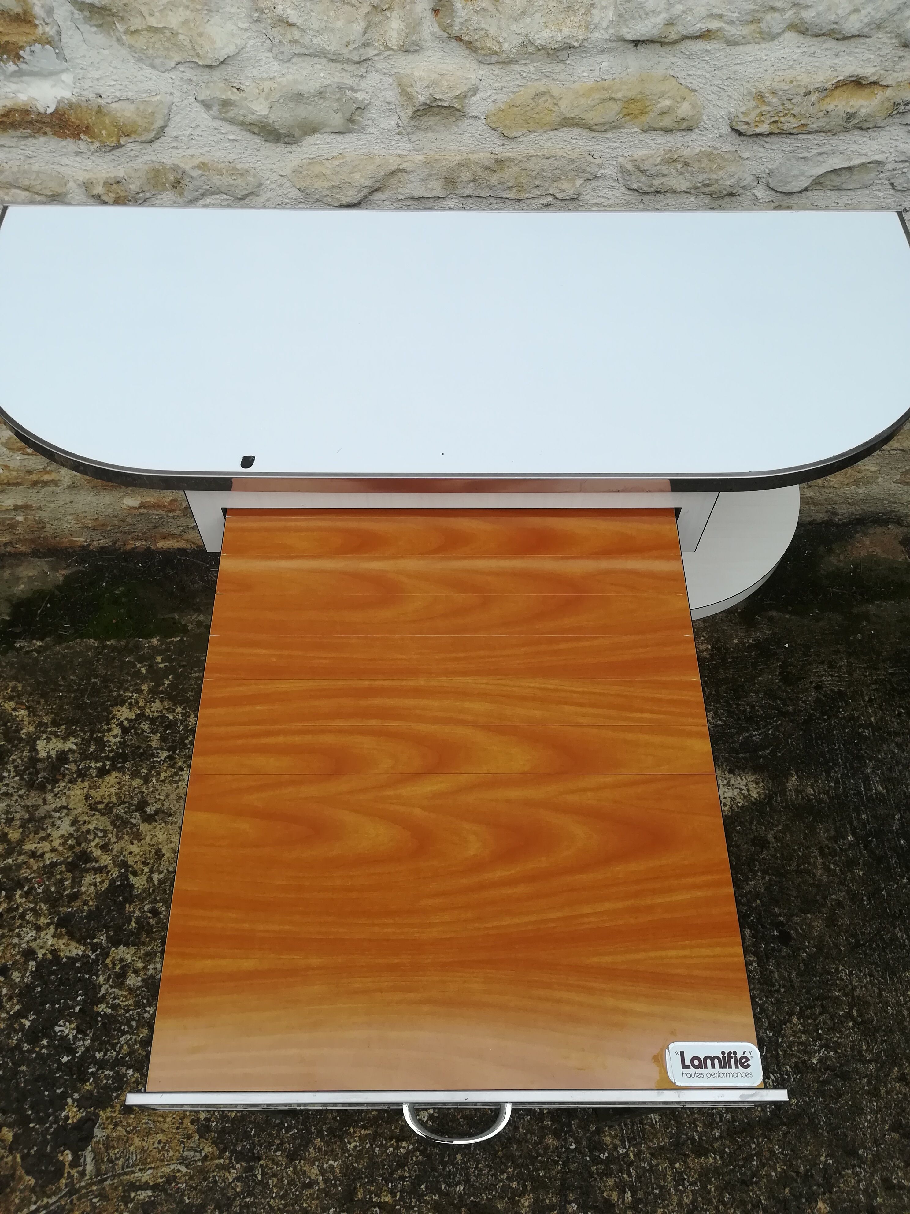 modular or retractable formica wall table