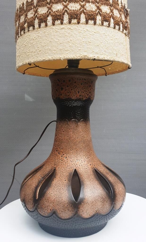 Ceramic floor floor lamp Danish Design 1970