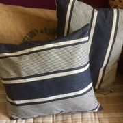 Coussin en toile à matelas ancienne