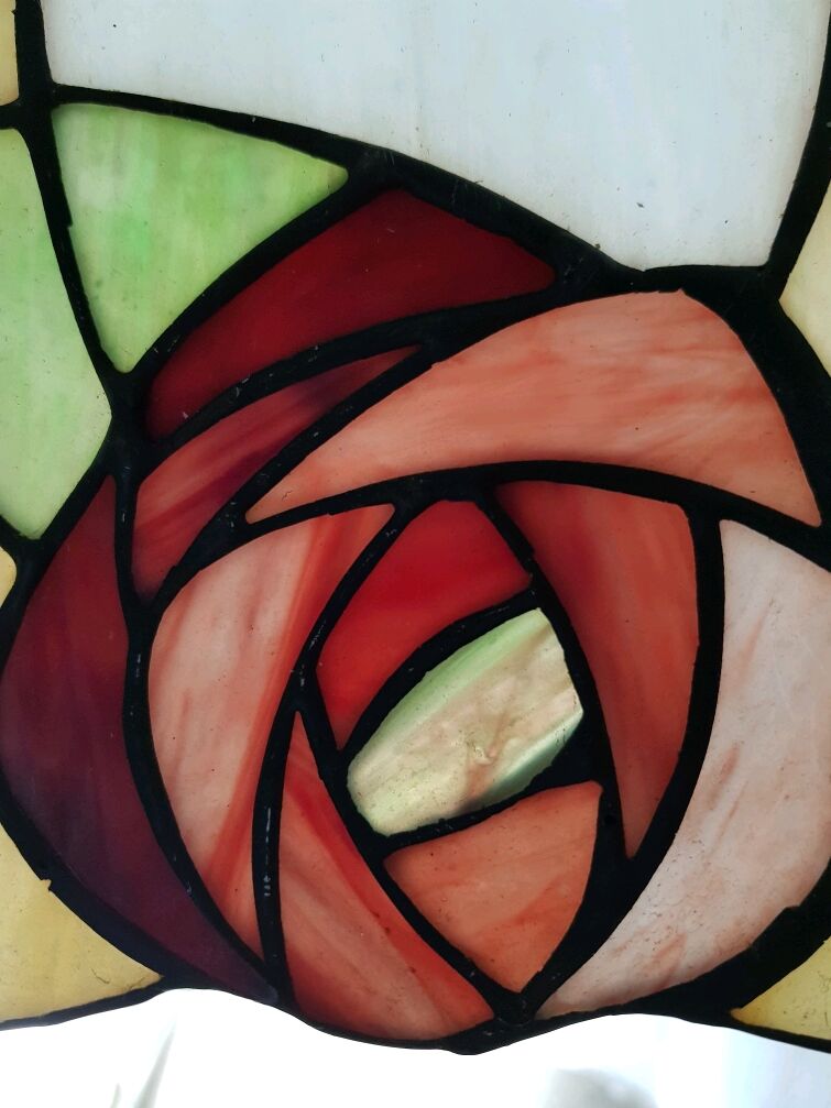 Tiffany style suspension