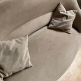 2-seater velvet sofa