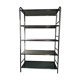 1973 Smoked Glass and Stainless Glass shelves