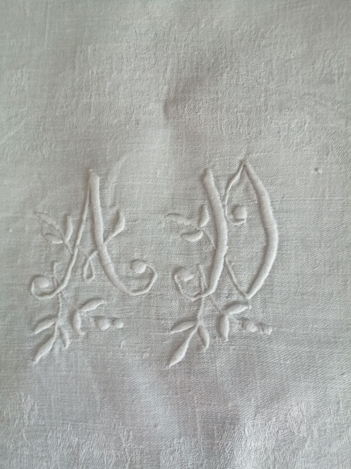 Nappes en damassé et ses 12 serviettes