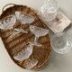 Crystal dessert cups