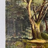 Painting "Undergrowth", Oil on canvas