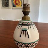 Vintage ceramic tripod lamp foot