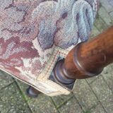 Large "Sheep Bone" armchair — Louis XIII style, late 19th century