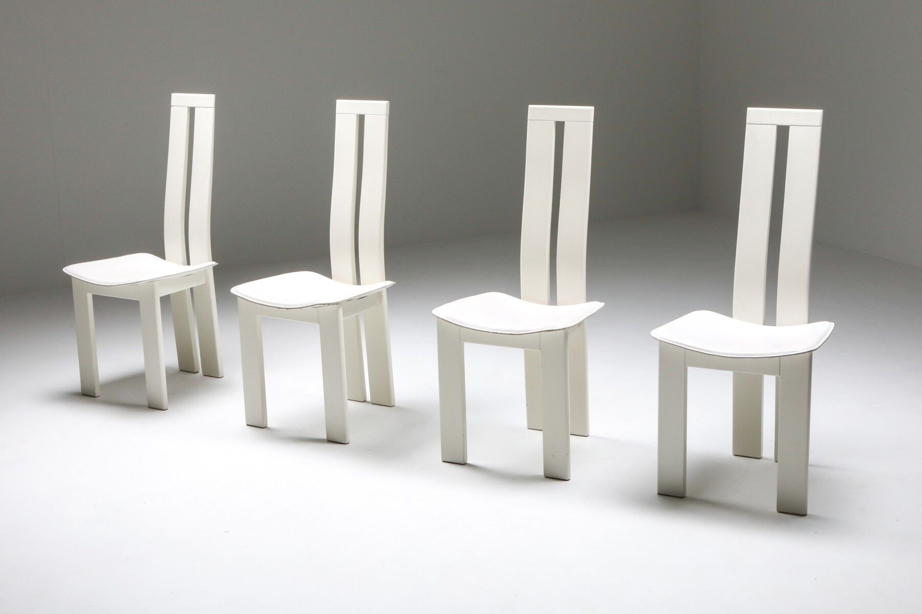 Pietro Costantini dining chairs 1980