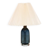 Blue crystal table lamp by Carl Fagerlund for Orrefors model RD1406