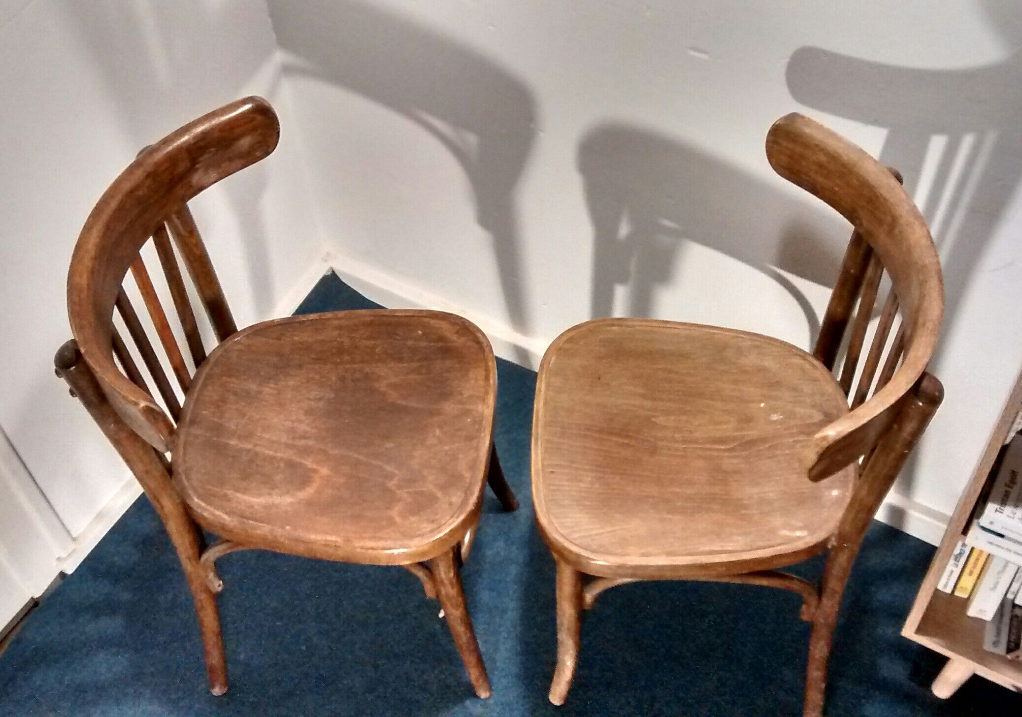 Pair of bistro chairs