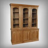 Two-body library in blonde cherry, Louis-Philippe style – 20th century