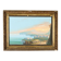 Peinture ancienne gouache avec vue sur Sorrente XIXe siècle