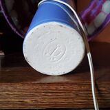 Digoin sandstone lamp from the 70s wool lampshade