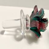 Transparent Murano Glass Decanter Bottle by Carlo Moretti, Italy