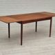 1970s, Danish foldable dining table, teak wood, original condition.
