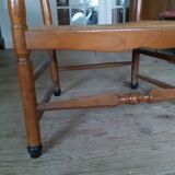 Large straw armchair