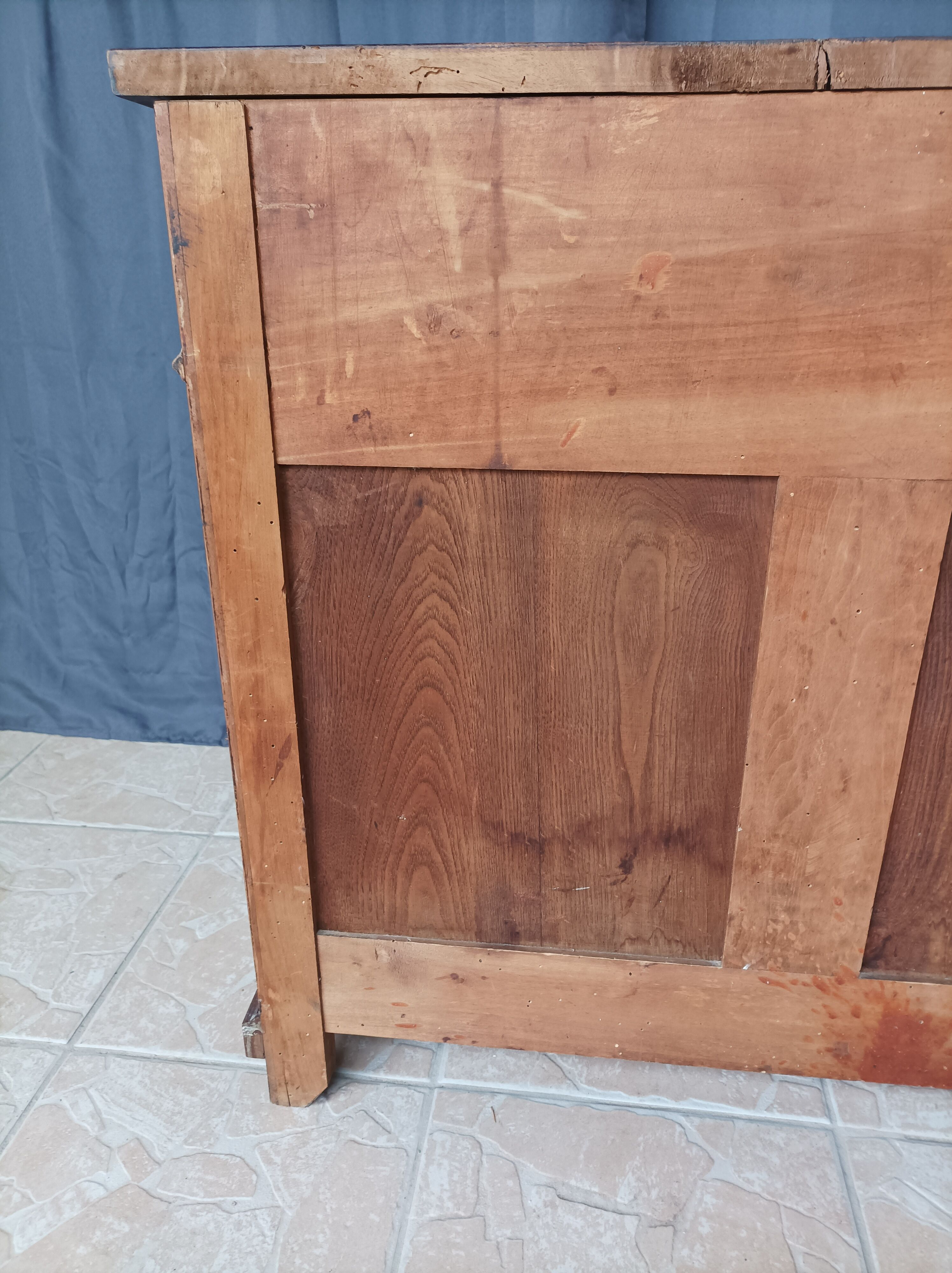 Low walnut sideboard
